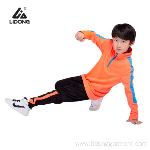 Wholesale Custom Child Sport Wear Running Tracksuit